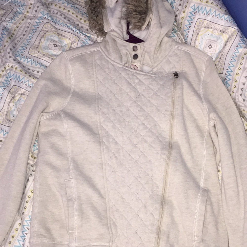 White winter coat